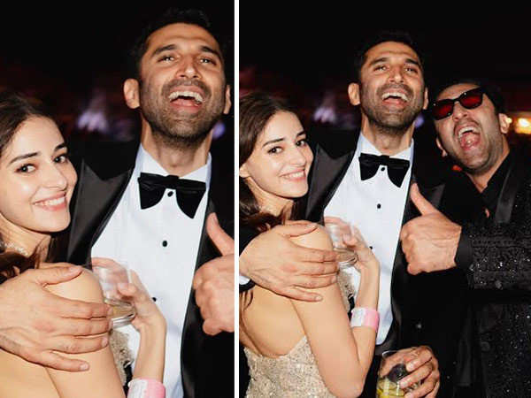 Ranbir Kapoor photobombs Aditya Roy Kapur & Ananya Panday's pic. See here: