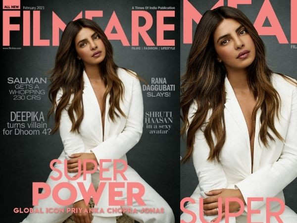 Priyanka Chopra Exudes Power And Style On Filmfare’s February Cover