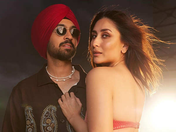 Crew: Diljit Dosanjh shares BTS pics Kareena Kapoor Khan from the film’s upcoming song Naina